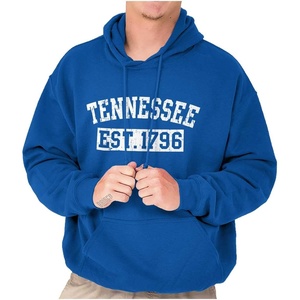Classic Teaze Vintage Tennessee Distressed Athletic Hoodie Sweatshirt Women Men(Royal)