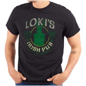 Comic Book Villain Irish Pub Funny Graphic T Shirt Men or Women(Black)