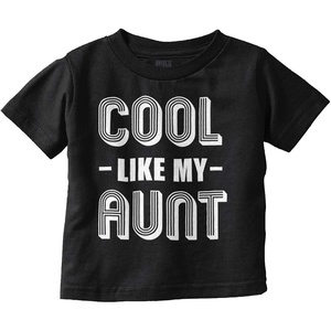 Cool Aunts Funny Cute Nieces Nephews Toddler Boy Girl T Shirt(Black)