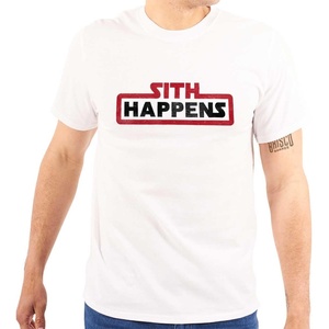 Space Happens Evil Dark Galaxy Nerd Graphic T Shirt Men or Women(White)