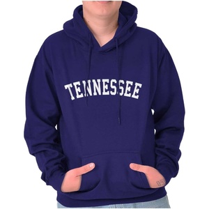 Tennessee Simple Traditional Classic Hoodie Sweatshirt Women Men(Purple)