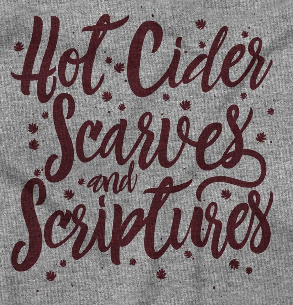 image:imageBrisco Brands Cider Scarves Scripture Christian Women Crewneck SweatshirtSport Grey