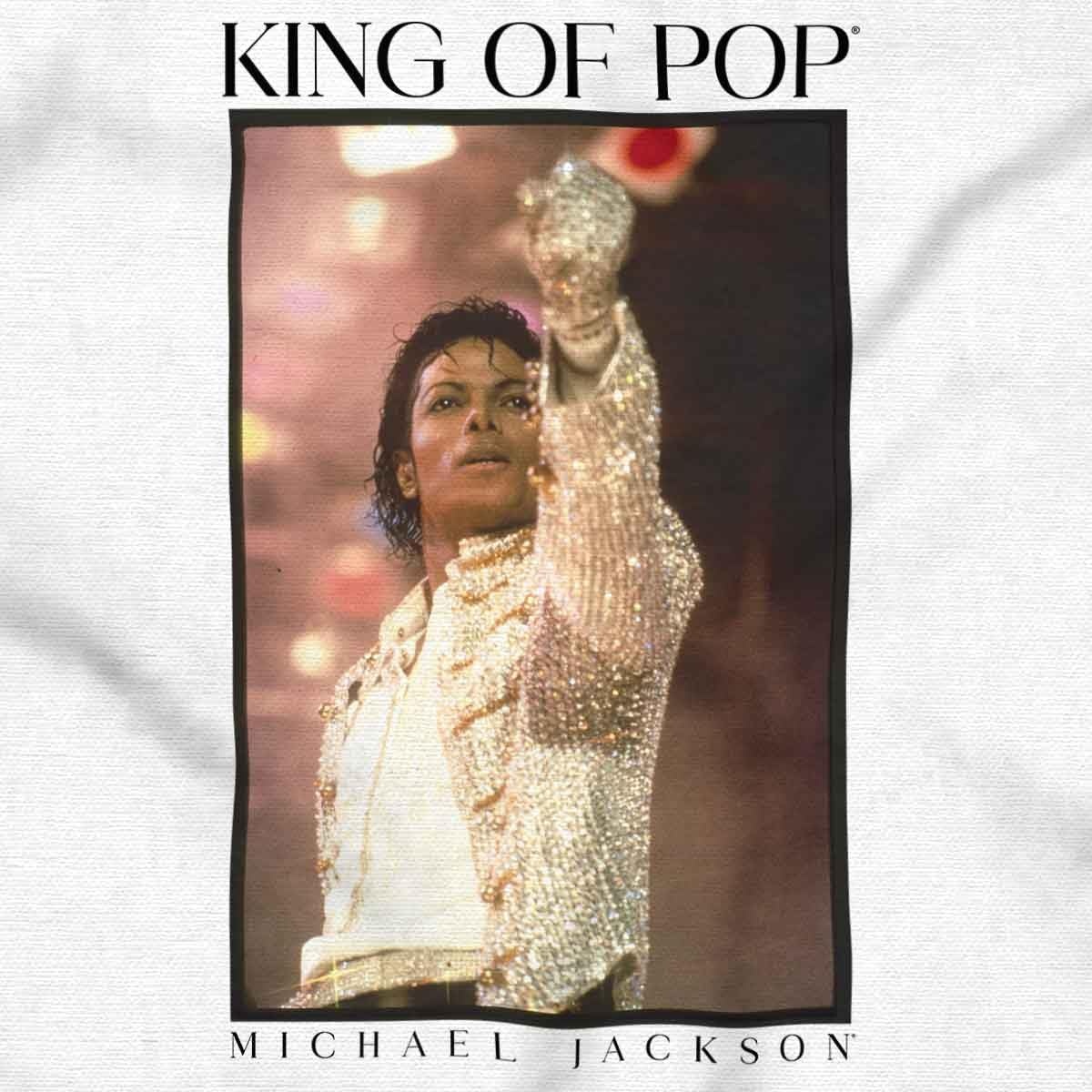 image:imageBrisco Brands Michael Jackson King of Pop HIStory Hoodie Sweatshirt Women MenWhite
