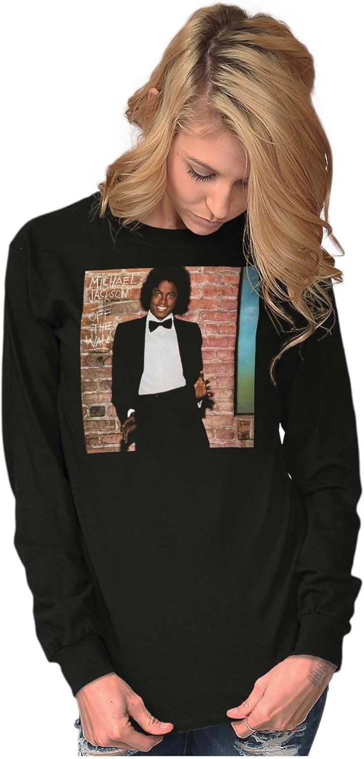 image:imageMichael Jackson Off The Wall Album Long Sleeve Tshirt Men WomenBlack