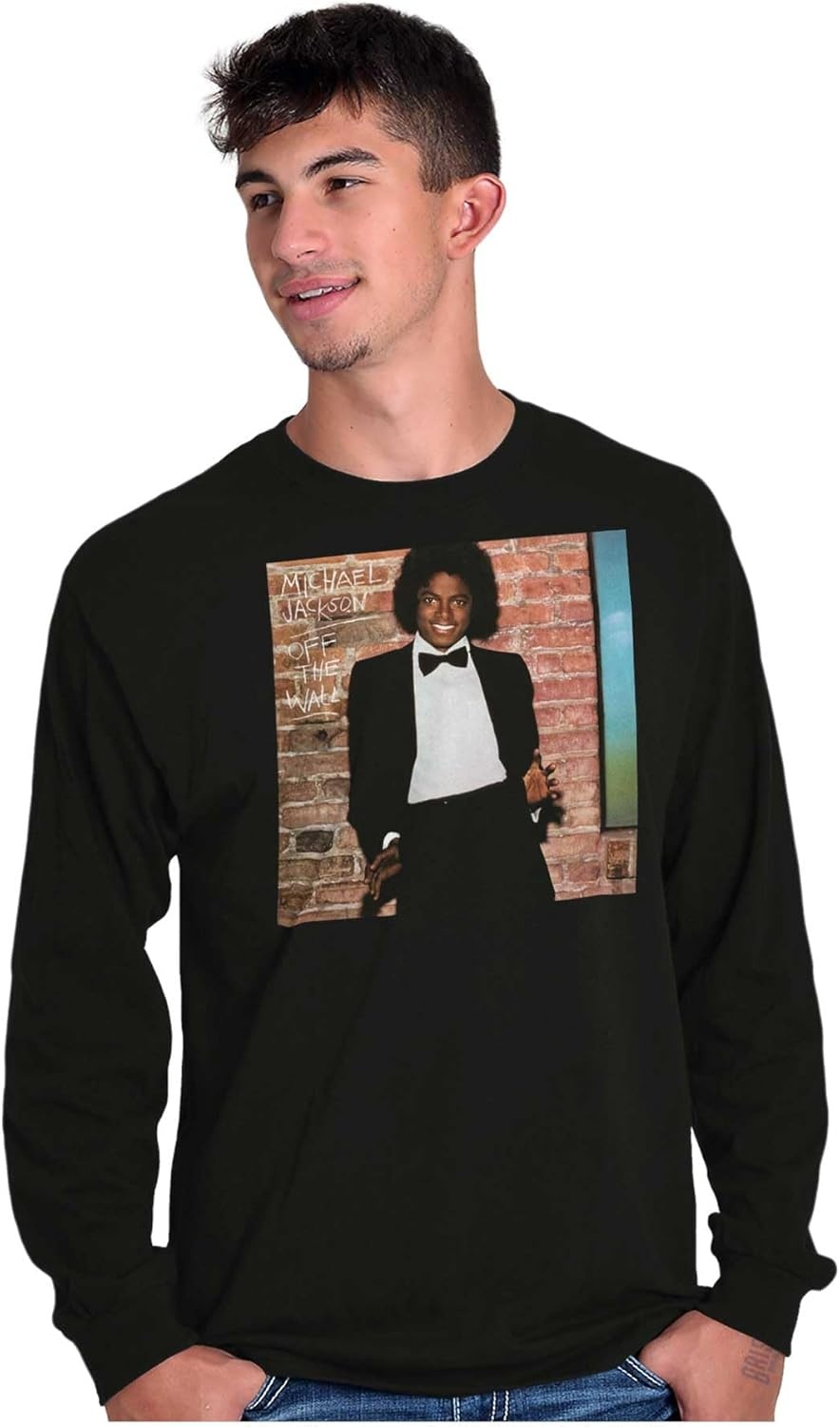 image:imageMichael Jackson Off The Wall Album Long Sleeve Tshirt Men WomenBlack