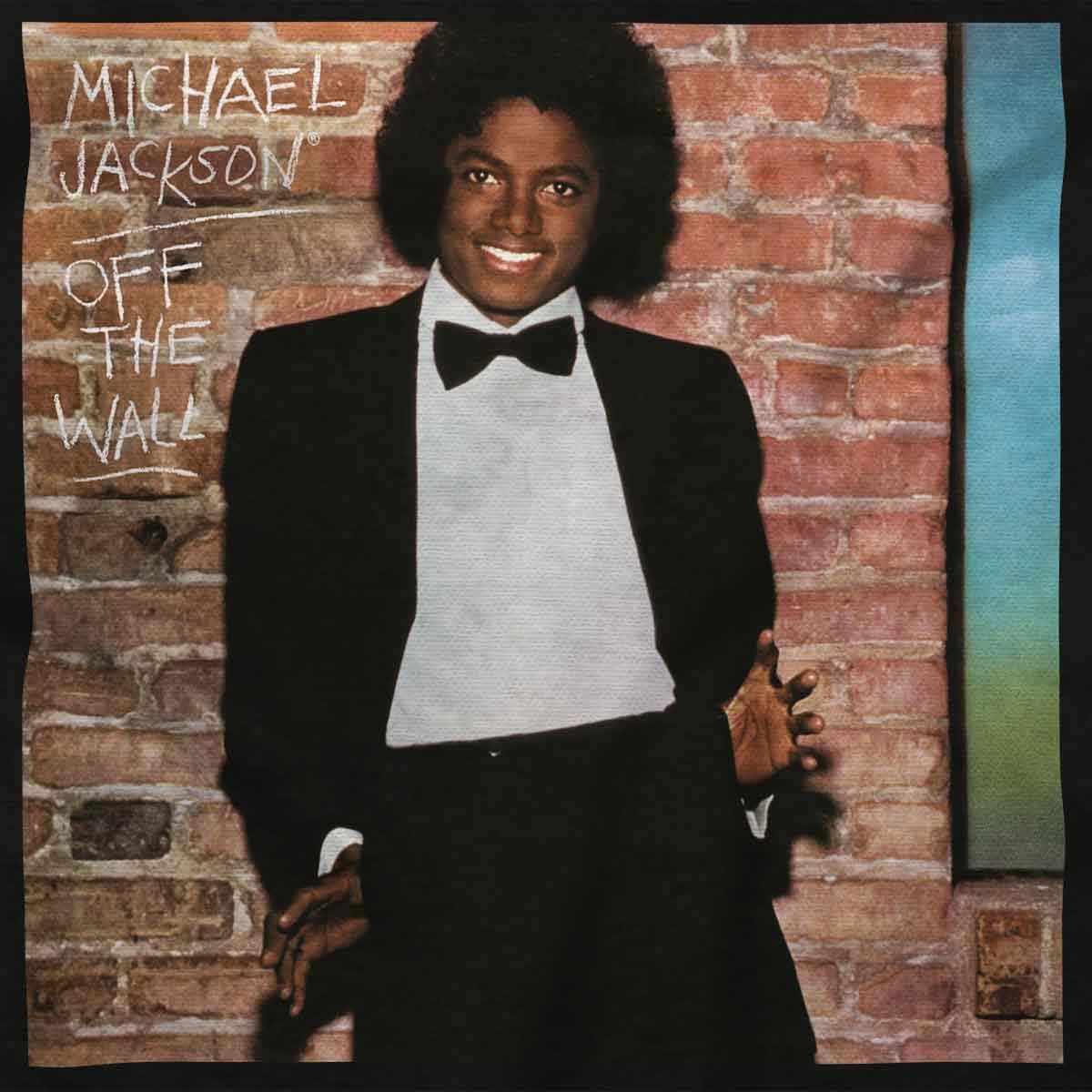 image:imageMichael Jackson Off The Wall Album Womens Slim Fit Graphic TeeBlack
