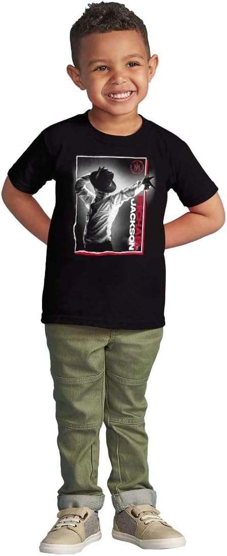 image:imageMichael Jackson Smooth Criminal Hat Toddler Baby Graphic T ShirtBlack