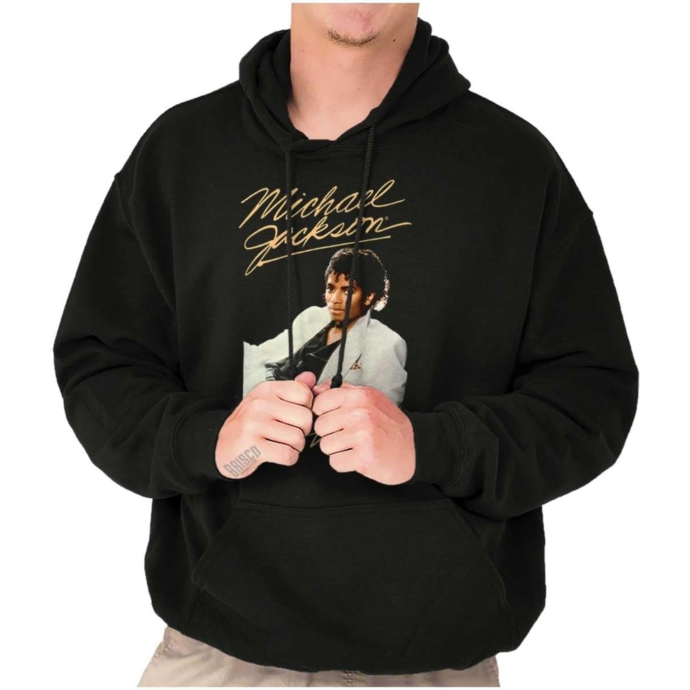 image:imageBrisco Brands Michael Jackson MJ Thriller Album Hoodie Sweatshirt Women MenBlack
