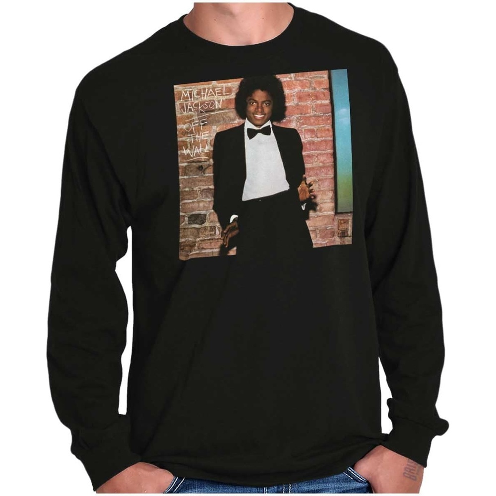 image:imageMichael Jackson Off The Wall Album Long Sleeve Tshirt Men WomenBlack