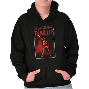 Brisco Brands Michael Jackson Thriller Dance Music Hoodie Sweatshirt Women Men(Black)