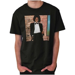 Michael Jackson Off The Wall Album Graphic T Shirt Men or Women(Black)