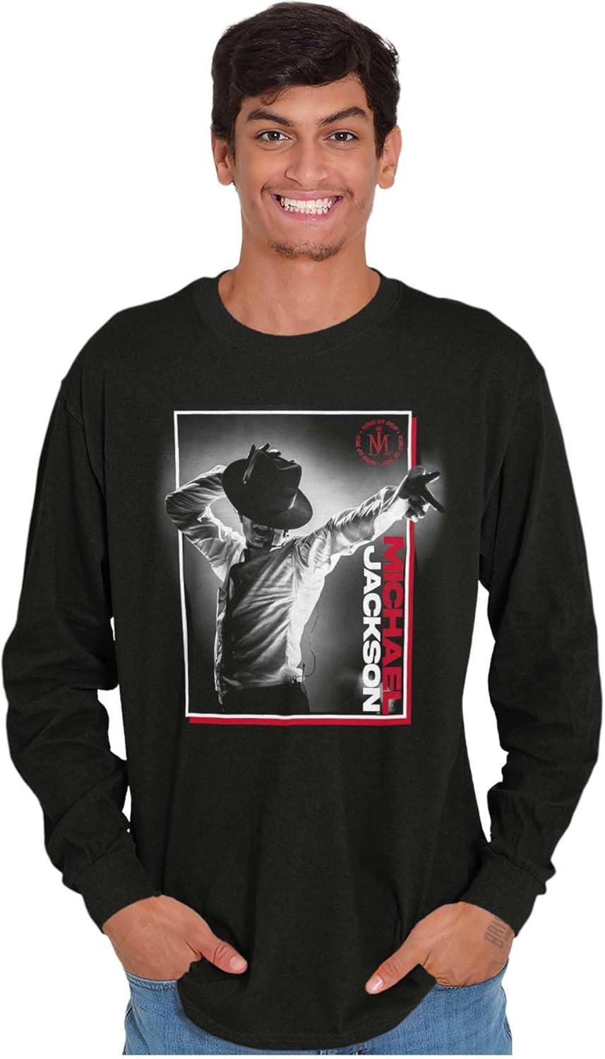 image:imageMichael Jackson Smooth Criminal Hat Long Sleeve TShirt Men WomenBlack