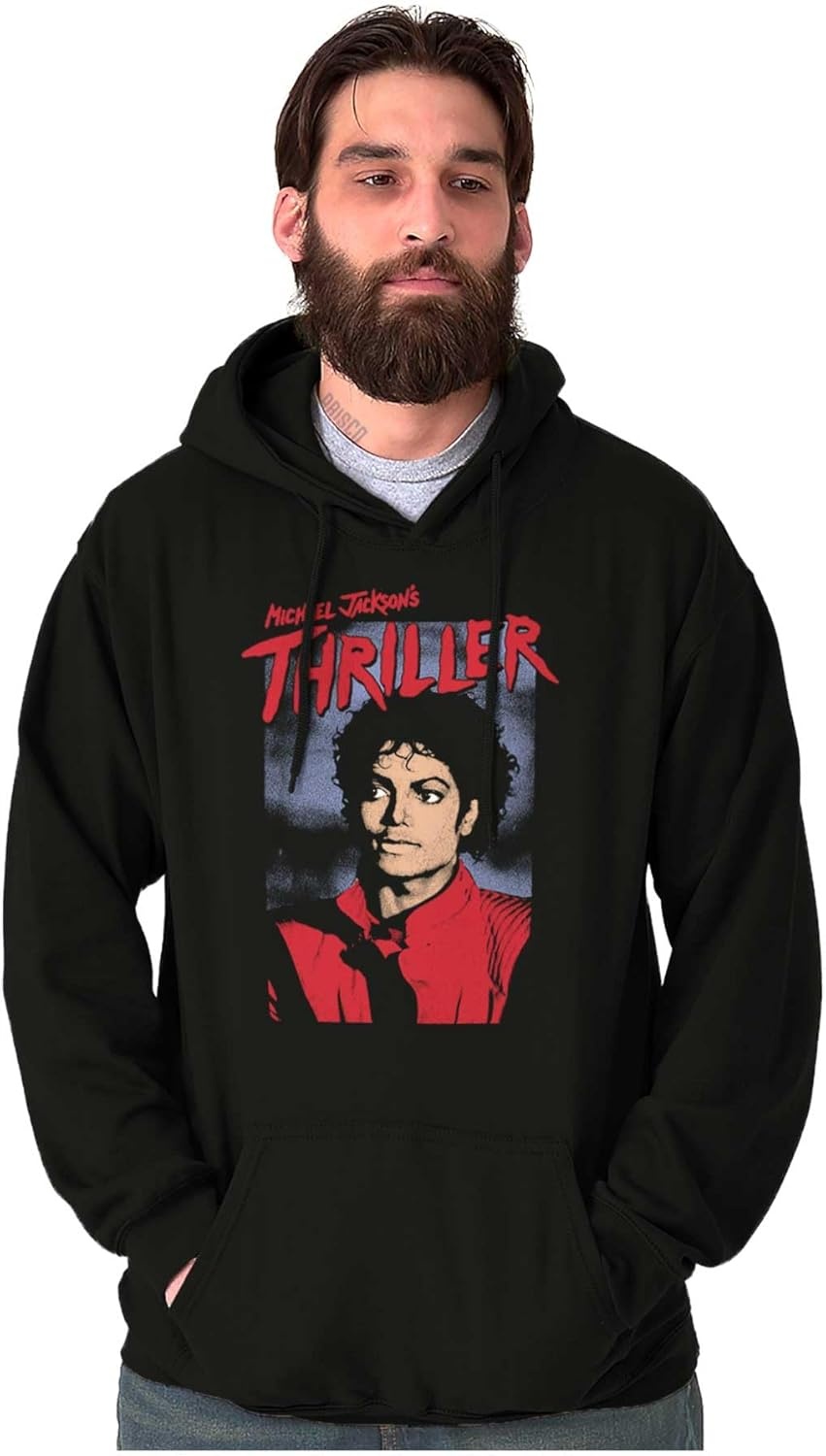 image:imageBrisco Brands Michael Jackson King of Pop Thriller Hoodie Sweatshirt Women MenBlack