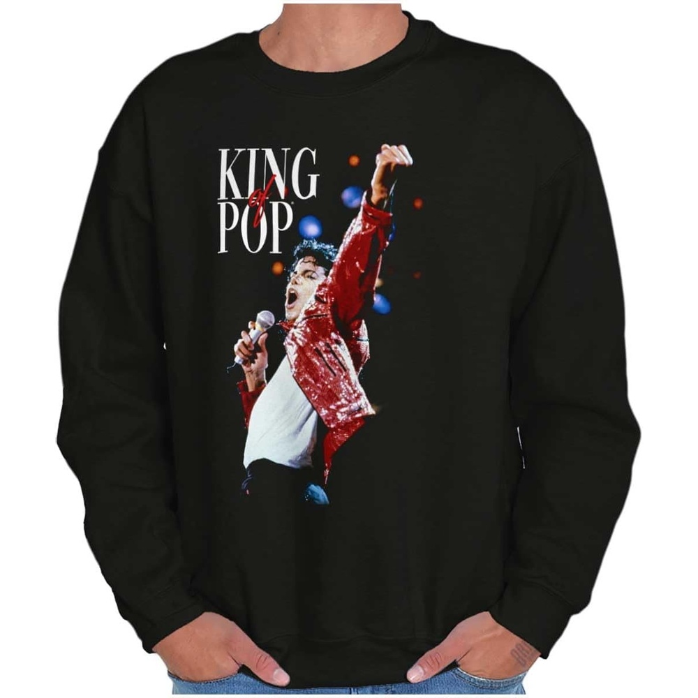 image:imageMichael Jackson Beat It King o f Pop Sweatshirt for Men or WomenBlack