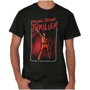 Michael Jackson Thriller Dance Music Graphic T Shirt Men or Women(Black)