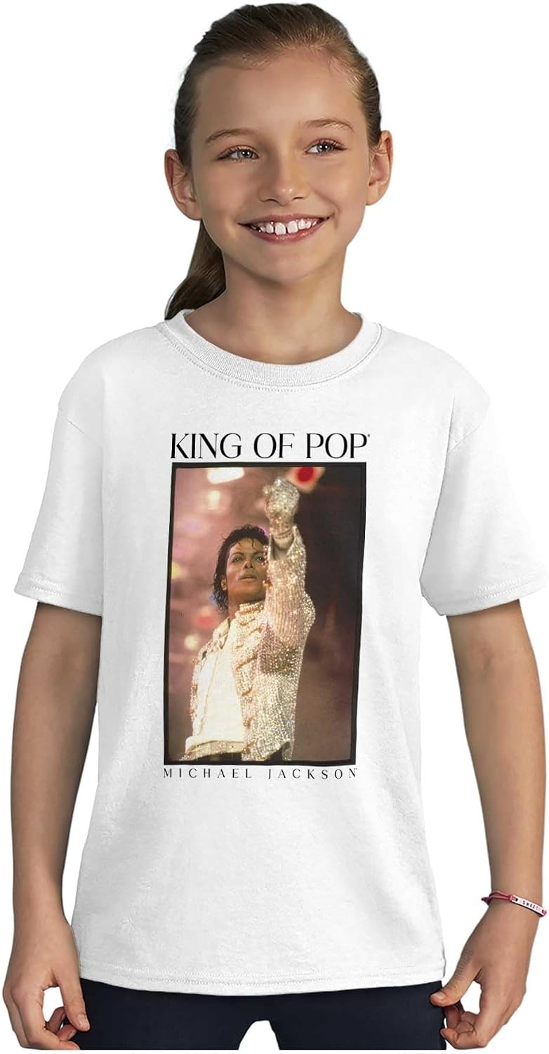 image:imageMichael Jackson King of Pop History Crewneck T Shirts Boy Girl