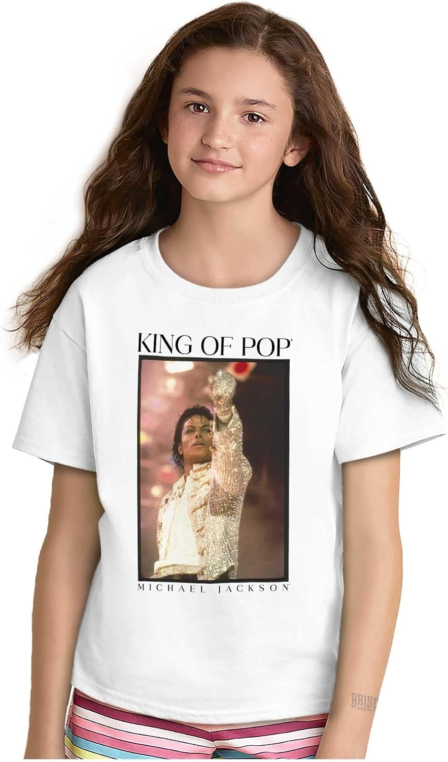 image:imageMichael Jackson King of Pop History Crewneck T Shirts Boy Girl