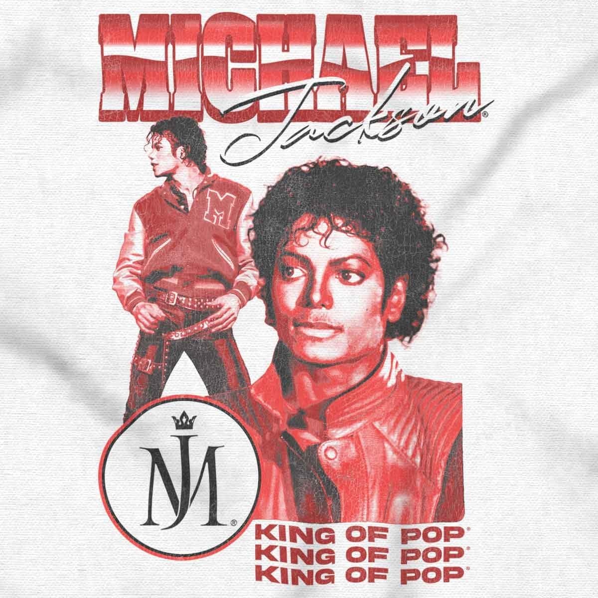 image:imageMichael Jackson King of Pop Music Womens Slim Fit Graphic Tee