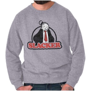 Brisco Brands Wimpy Slacker Popeye The Sailor Man Sweatshirt for Men or Women(Sport Grey)