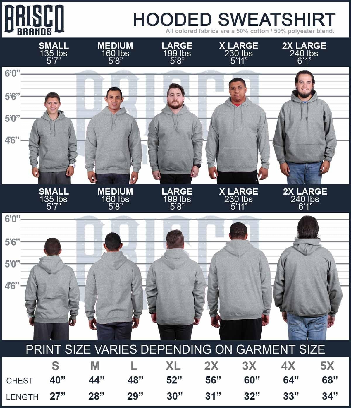 image:imageBrisco Brands Popeye and Olive Oyl Ladies Man Funny Hoodie Hooded Sweatshirt MenSport Grey