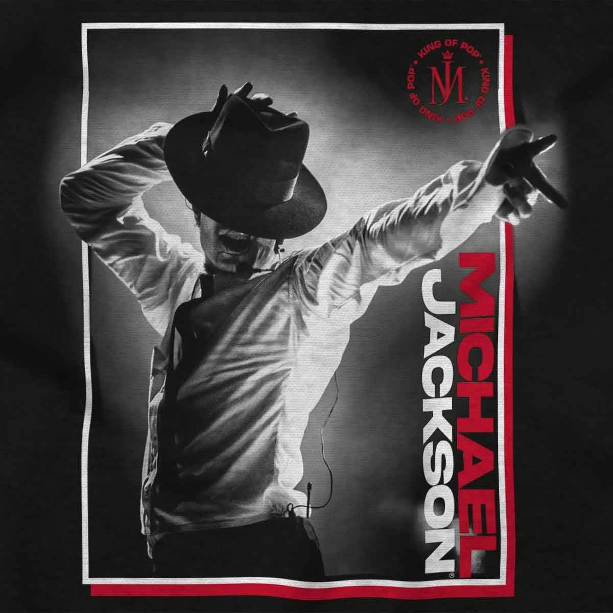 image:imageMichael Jackson Smooth Criminal Hat Womens Slim Fit Graphic TeeBlack