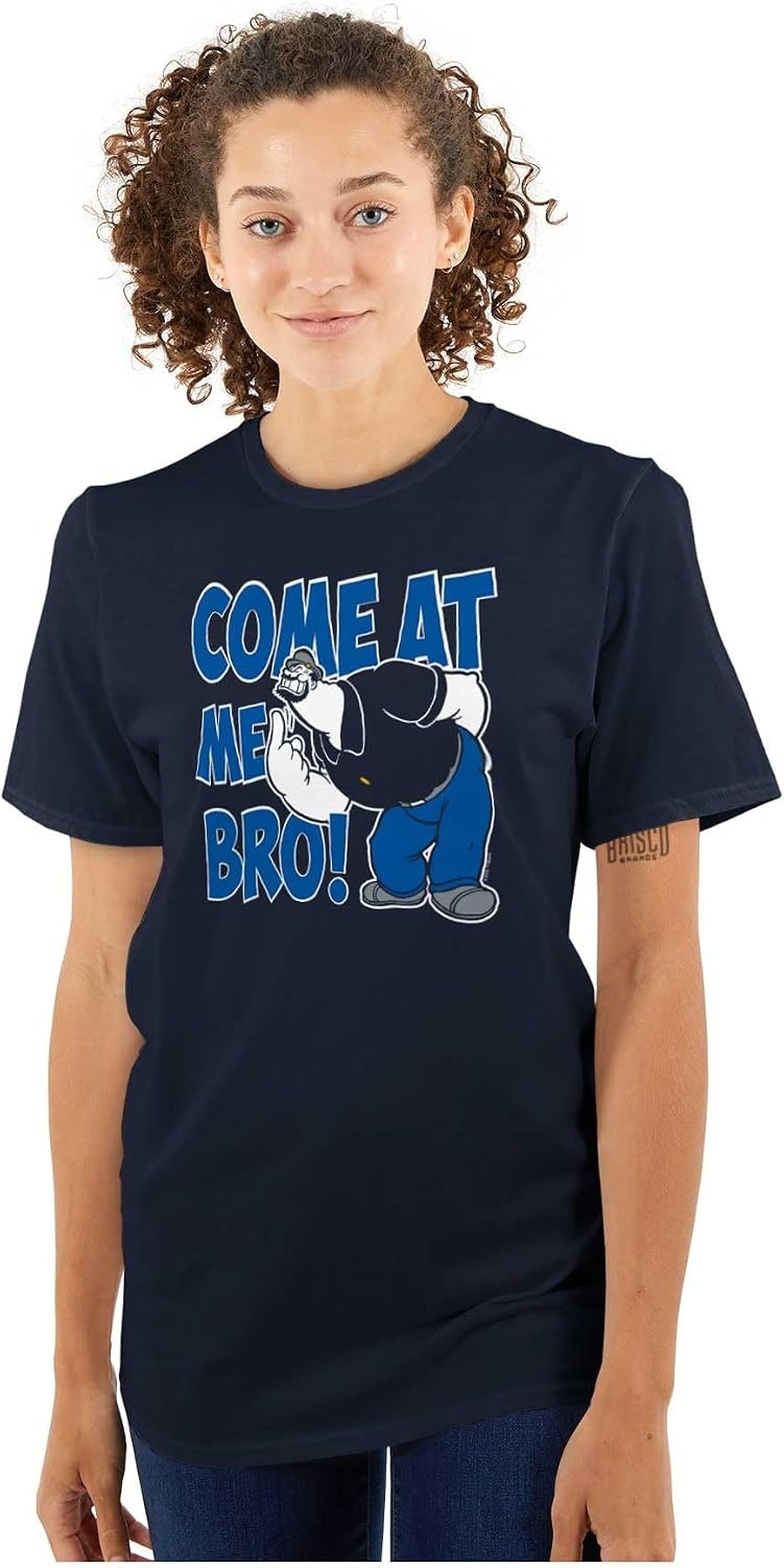image:imageBluto Come at Me Bro Funny Meme Graphic T Shirt Men or WomenNavy