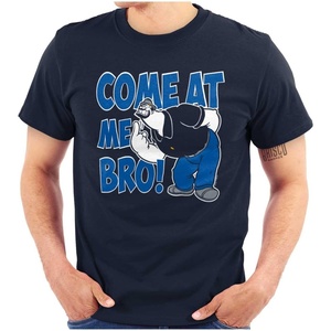 Bluto Come at Me Bro Funny Meme Graphic T Shirt Men or Women(Navy)