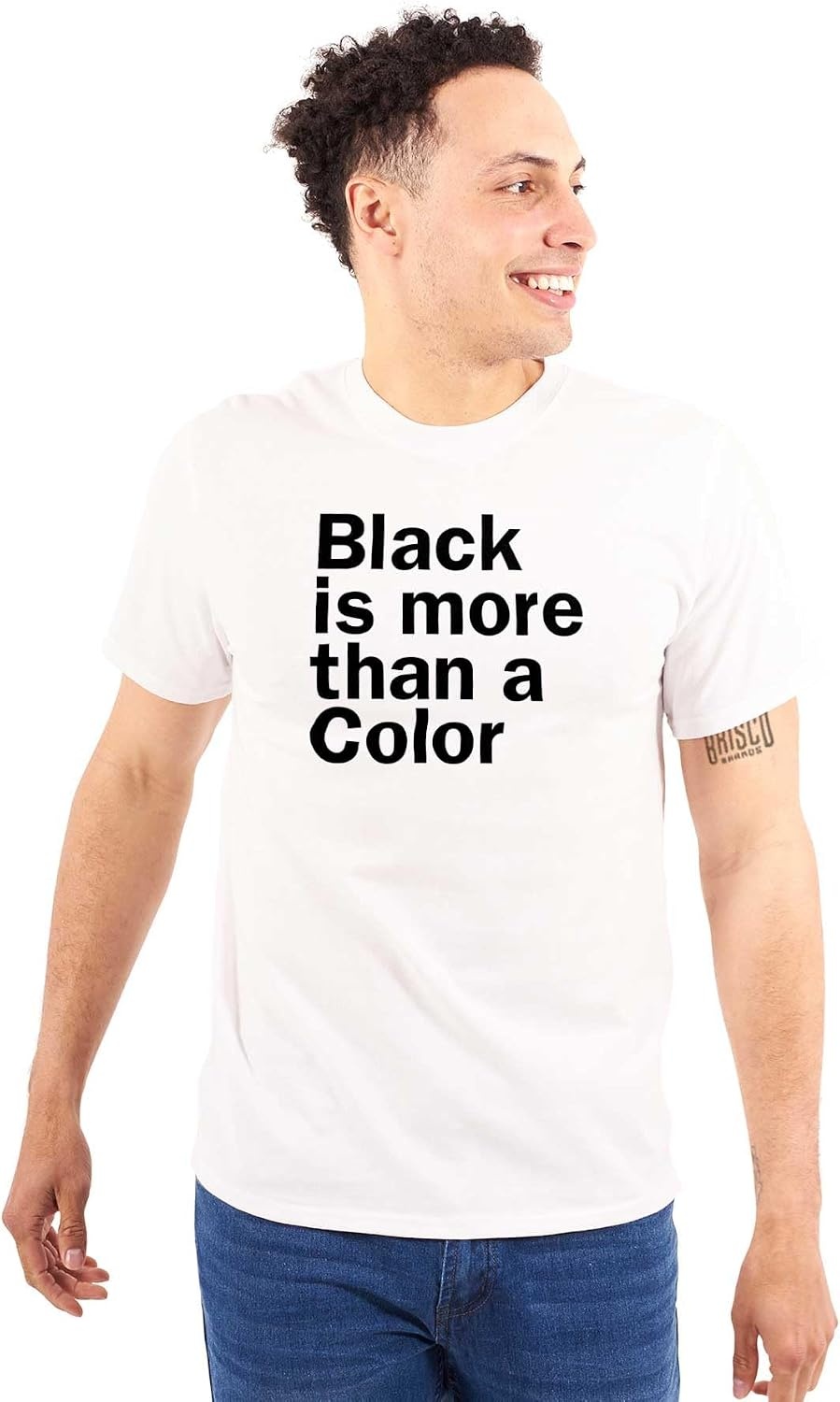image:imageBrisco Brands More Than a Color Black Lives Culture Graphic T Shirt Men or WomenWhite
