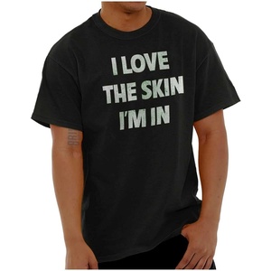 Black Pride Love The Skin I’m in Graphic T Shirt Men or Women(Black)