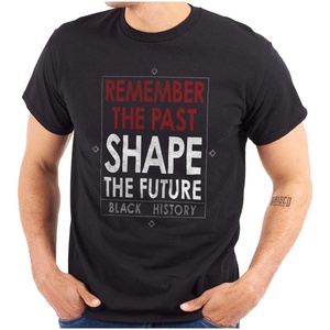 Brisco Brands Black History Inspirational Quote Graphic T Shirt Men or Women(Black)