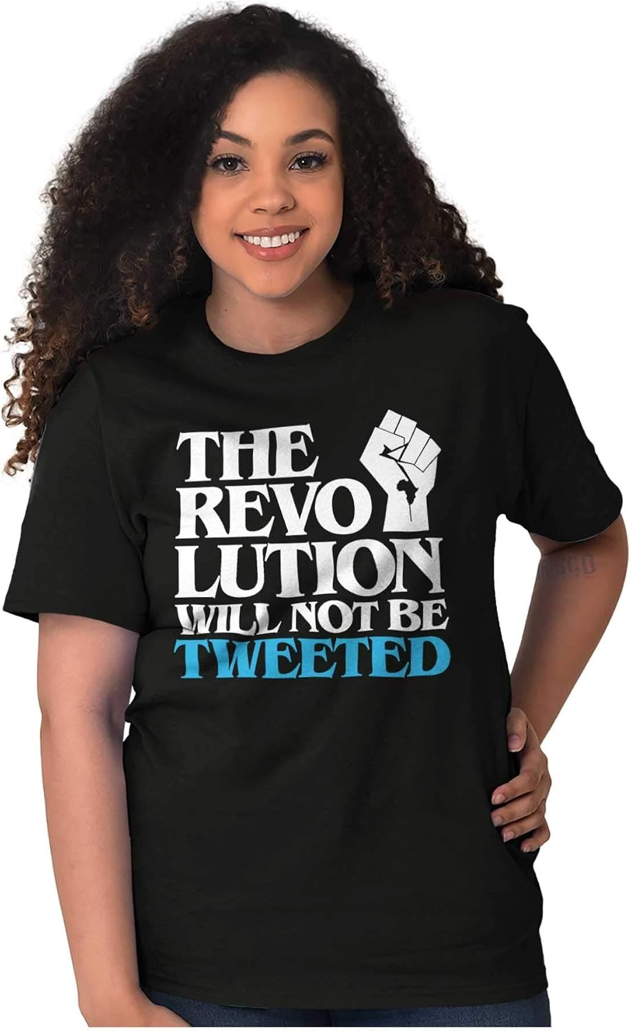 image:imageBlack Lives Revolution Not Tweeted Graphic T Shirt Men or WomenBlack