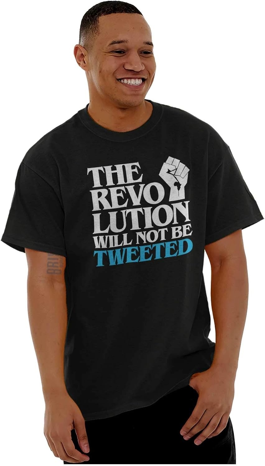 image:imageBlack Lives Revolution Not Tweeted Graphic T Shirt Men or WomenBlack
