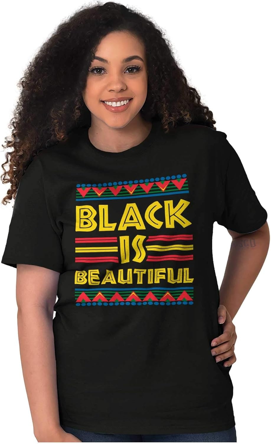 image:imageBlack is Beautiful African Tribal Graphic T Shirt Men or WomenBlack