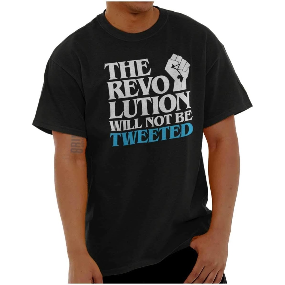 image:imageBlack Lives Revolution Not Tweeted Graphic T Shirt Men or WomenBlack