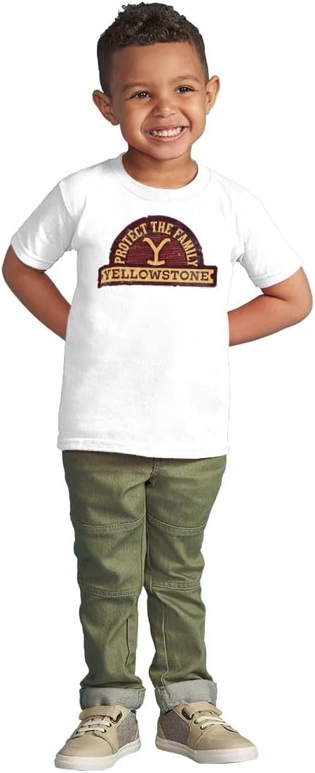 image:imageY Yellowstone Protect the Family Toddler Boy Girl T ShirtWhite