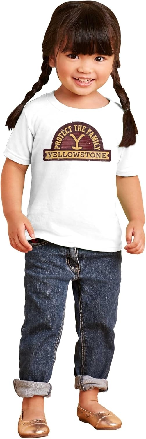 image:imageY Yellowstone Protect the Family Toddler Boy Girl T ShirtWhite
