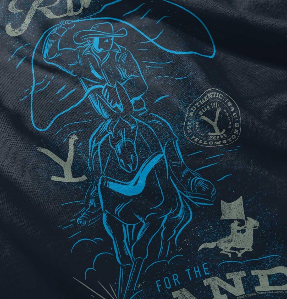 image:imageYellowstone Cowboy Ride for The Brand Toddler Boy Girl T ShirtNavy