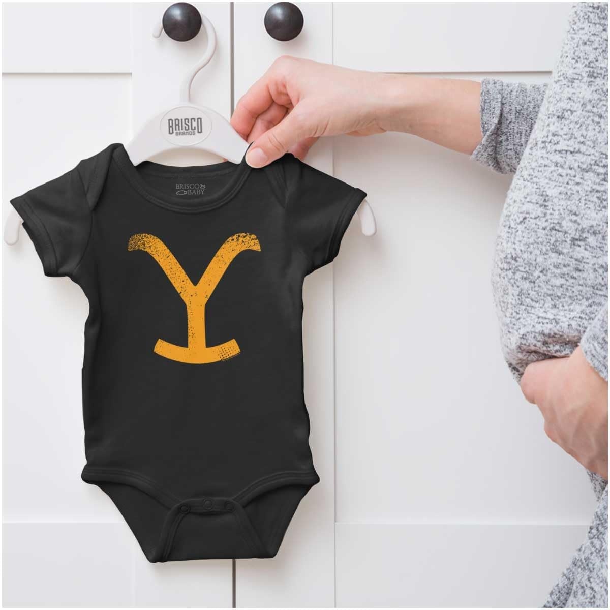 image:imageYellowstone Dutton Ranch Y Brand Baby Romper Boys or GirlsBlack