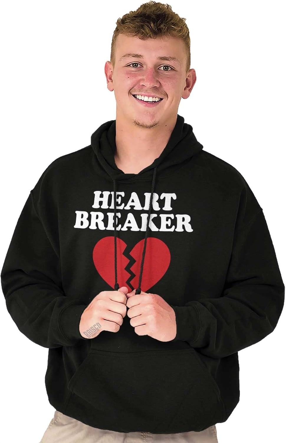 image:imageBrisco Brands Heartbreaker Valentines Day Break Up Hoodie Sweatshirt Women MenBlack