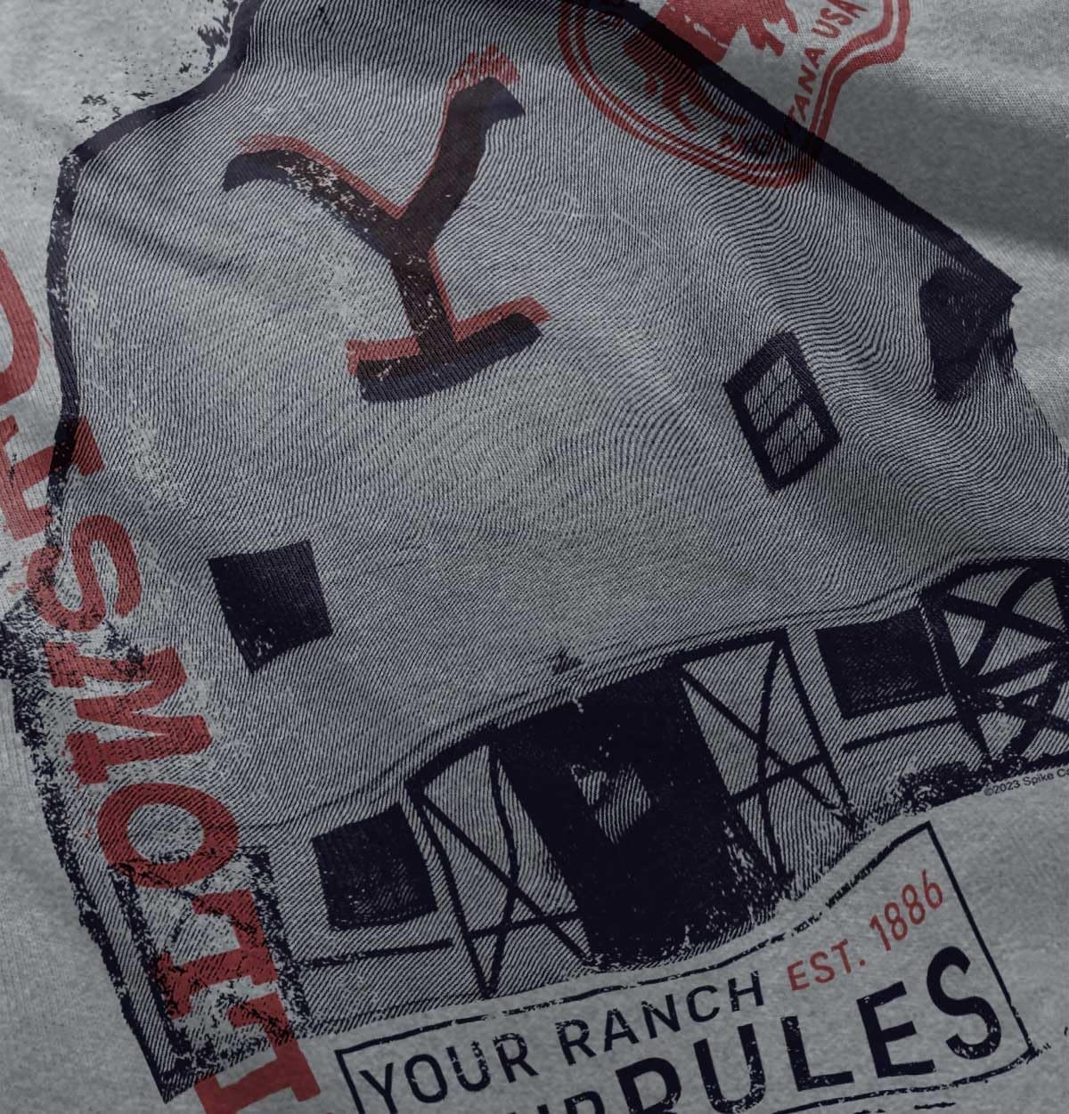 image:imageYellowstone Ranch Your Rules Barn Toddler Boy Girl T ShirtHeather