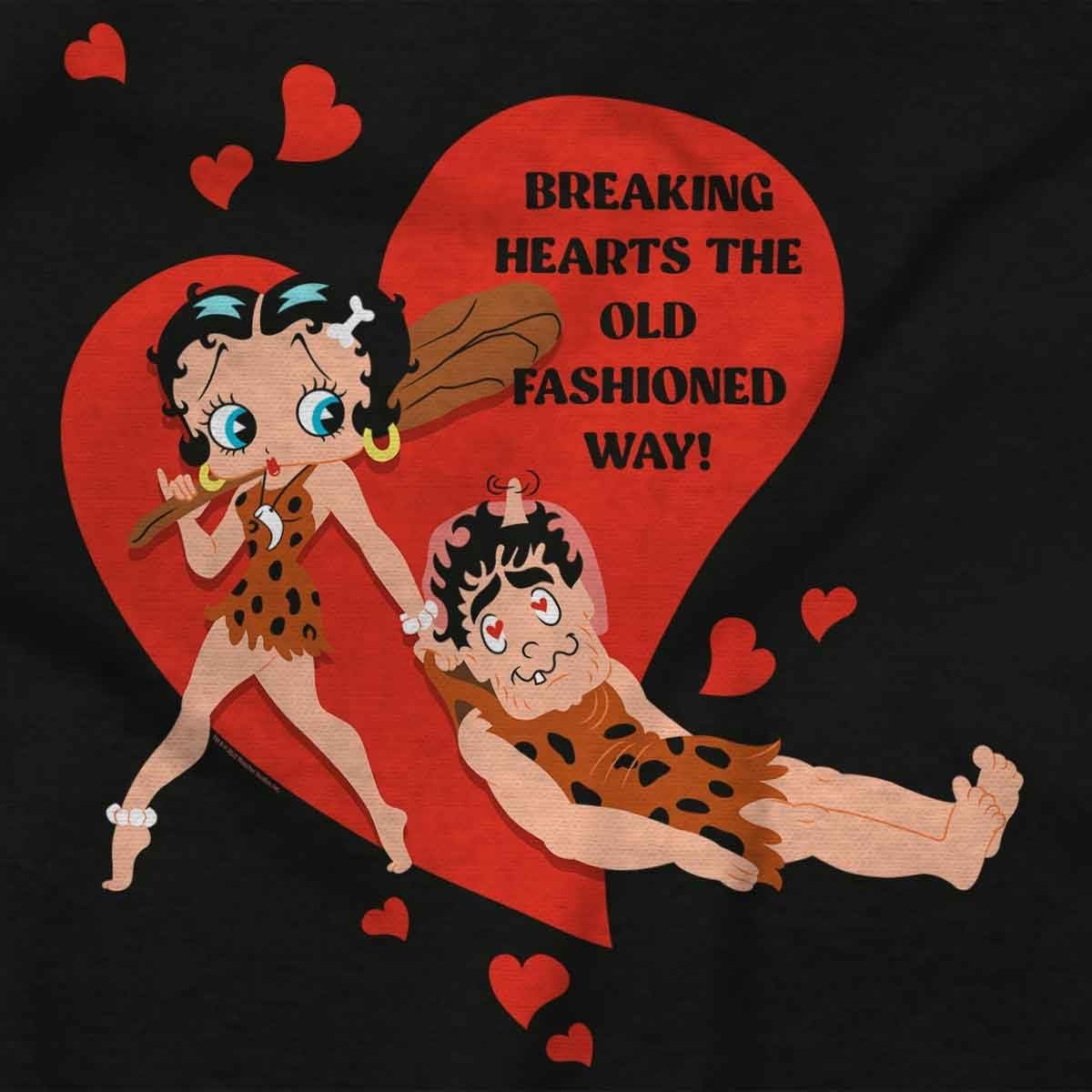 image:imageBetty Boop Caveman Heartbreaker Girls Kids T Shirt Tees