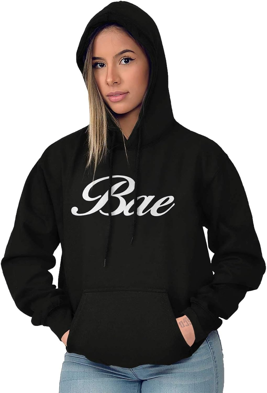 image:imageClassic Teaze Bae Relationship Boyfriend Girlfriend Hoodie Sweatshirt WomenBlack