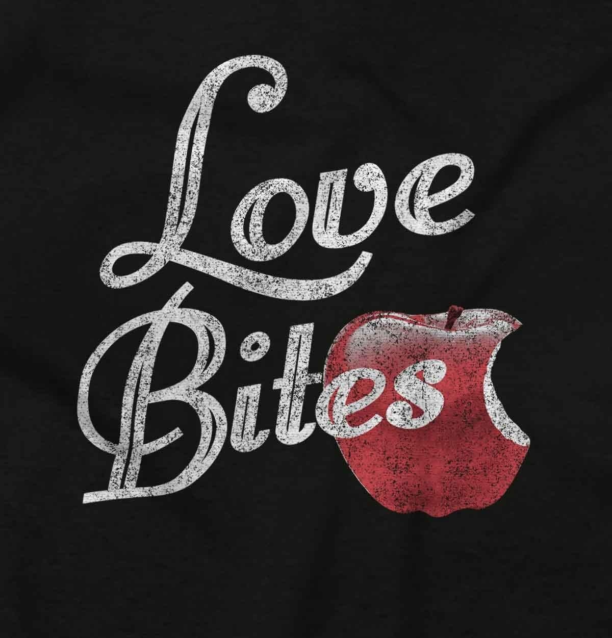 image:imageLove Bites Funny Single Valentine Day Womens Graphic T Shirt TeesBlack