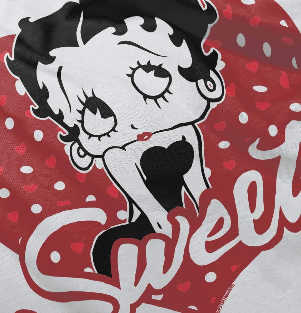 image:imageBetty Boop Sweetheart Love Cute Youth T Shirt Tee GirlsWhite