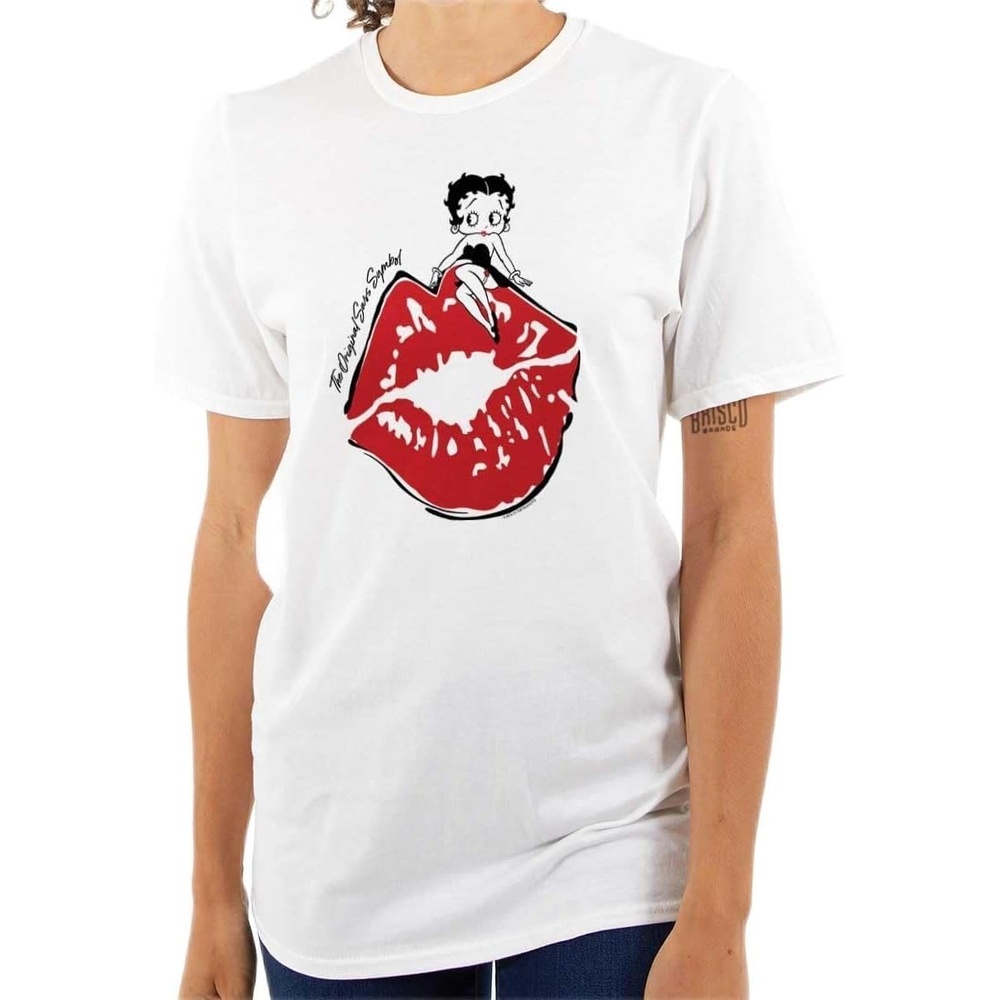 image:imageBetty Boop The Original Sass Symbol Womens Graphic T Shirt TeesWhite