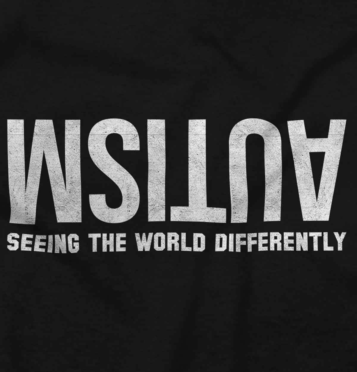 image:imageBrisco Brands Autism Seeing the World Differently Sweatshirt for Men or WomenBlack