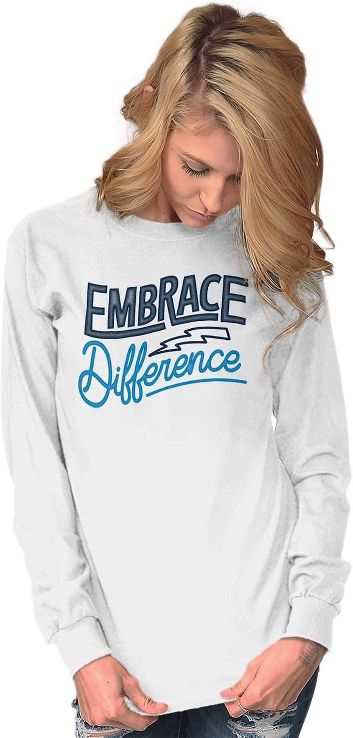 image:imageEmbrace Differences Autism Awareness Long Sleeve Tshirt Men Women