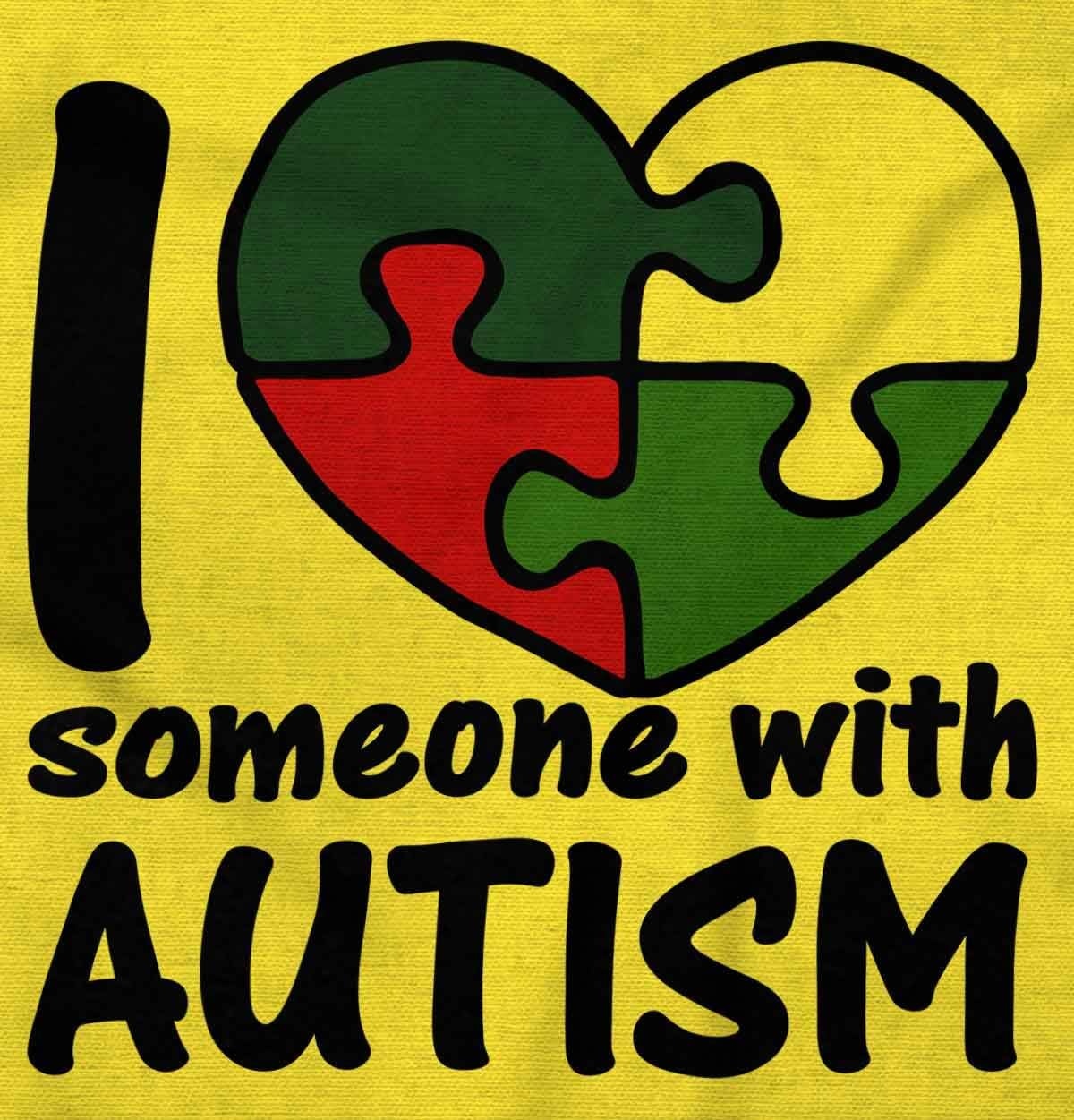 image:imageI Love Someone with Autism Puzzle Womens T Shirt Ladies Tee Daisy