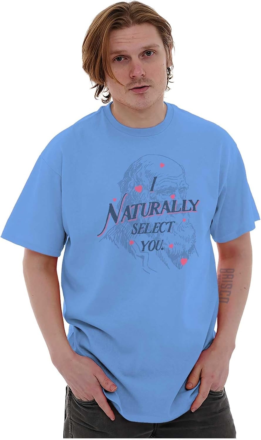 image:imageI Naturally Select You Valentines Day Graphic T Shirt Men or WomenViolet