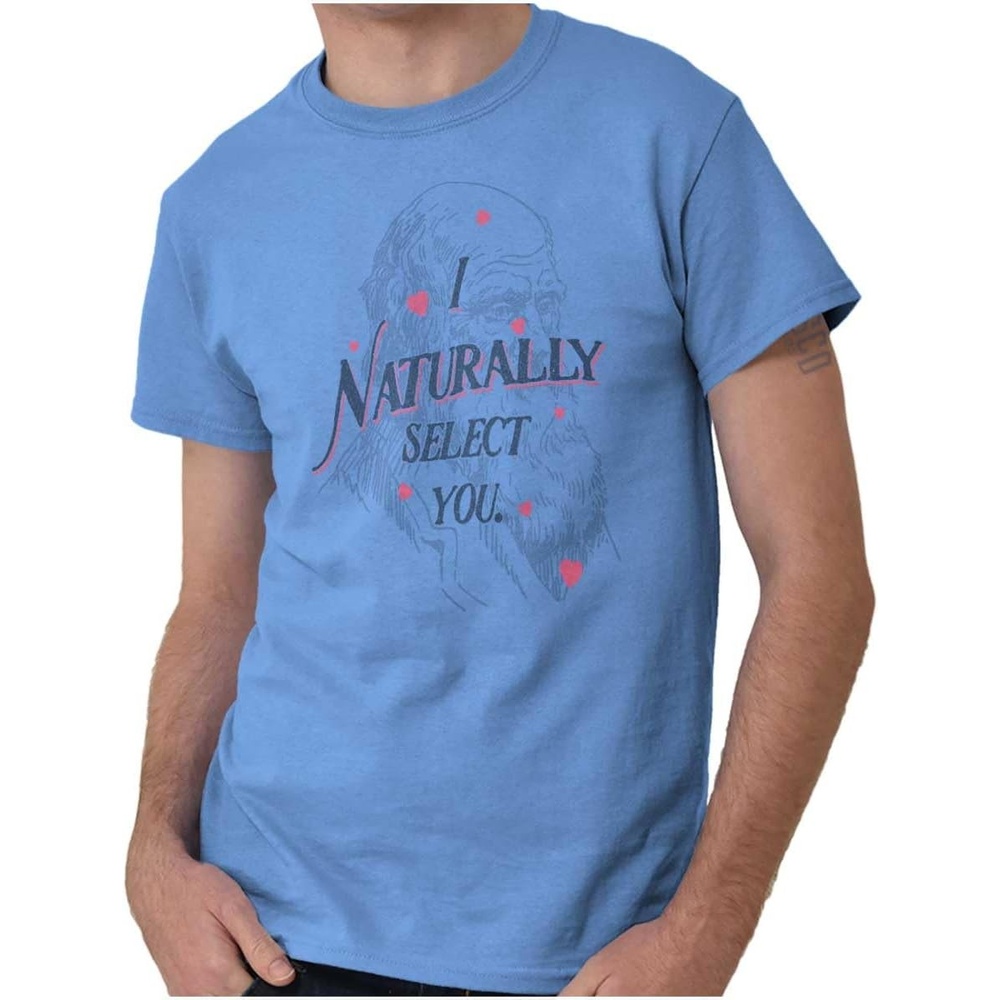 image:imageI Naturally Select You Valentines Day Graphic T Shirt Men or WomenViolet